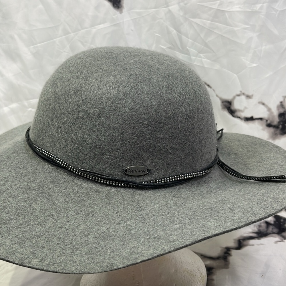 Walaroo Hat Company Cambria Hat Wide Brim 100% Wool Felt Round Crown - Picture 4 of 10